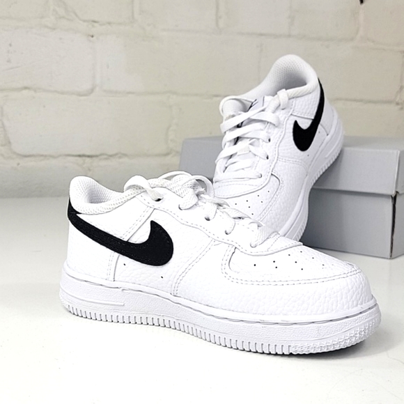 Nike Force 1 (TD) White / Black Baby / Toddler size 10c - Picture 2 of 8